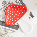 Cartoon Mushroom Spoon Holder,Restaurant Soup Spoon Chopstick Holder, Easy To Clean Ceramic Kitchen Holder-Letifly Lights and Decor