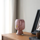 Sculpted Bloom Vase Colorful Glass Vase Hydroponics Plant Pots Table Decoration Flowers Arrangement Painted Artwork Floral Vase Room Aesthetic Decor