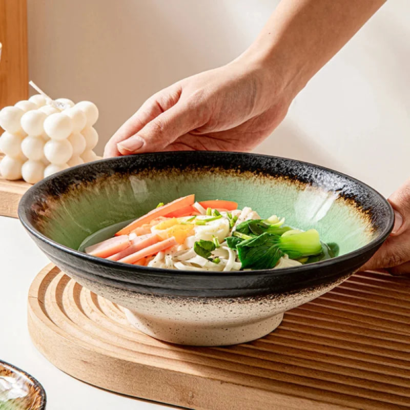 Moss Cascade Ceramic Bowl
