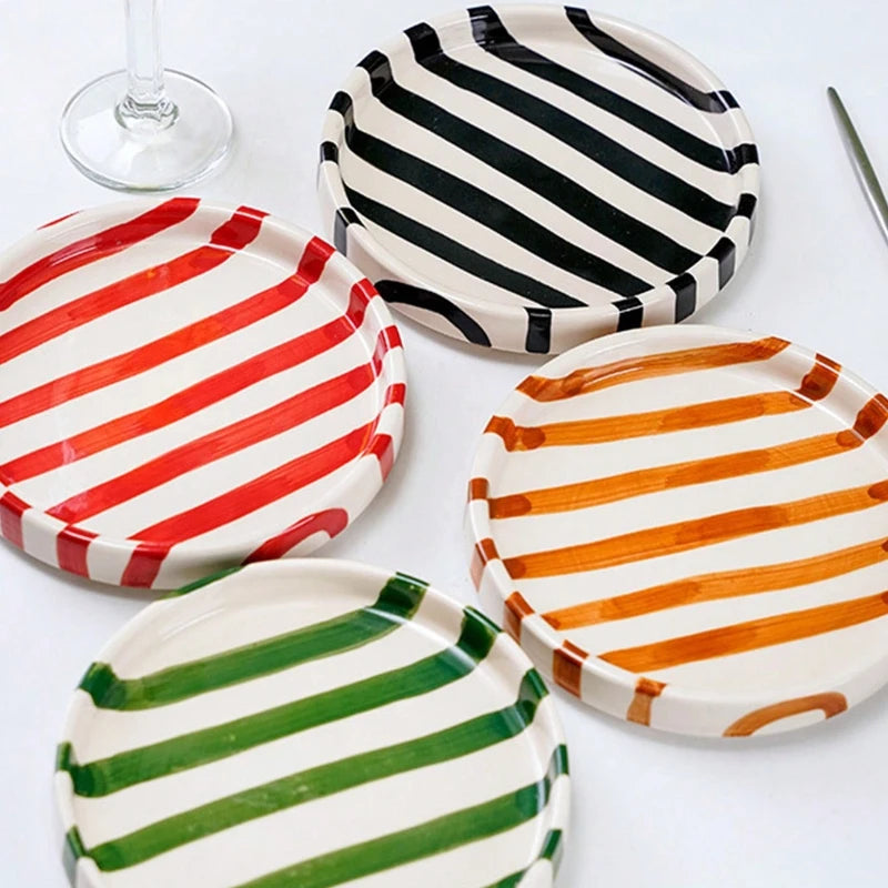 Atelier Stripe & Curve Plate