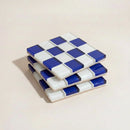 Pixel Checkered Tile Coasters