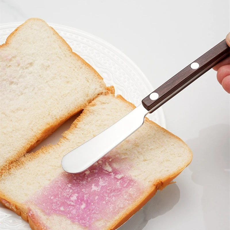 1 Piece 304 Stainless Steel Cheese Butter Knife Western Food Bread Jam Cream Knife Cutlery-Letifly Lights and Decor