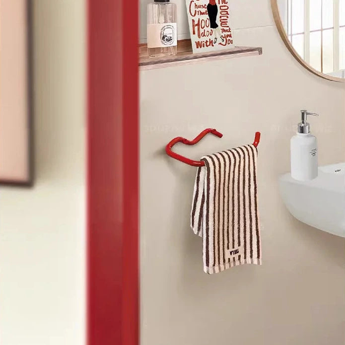 Red Black Toilet Paper Holder Resistant Tissue Paper Towel Rack For Bathroom Kitchen Washroom Screw Wall Mount Hook Accessory-Letifly Lights and Decor