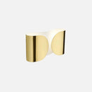 The Dichotomy Wall Light Modern wall light metal chrome black gold white dual glow contemporary lighting