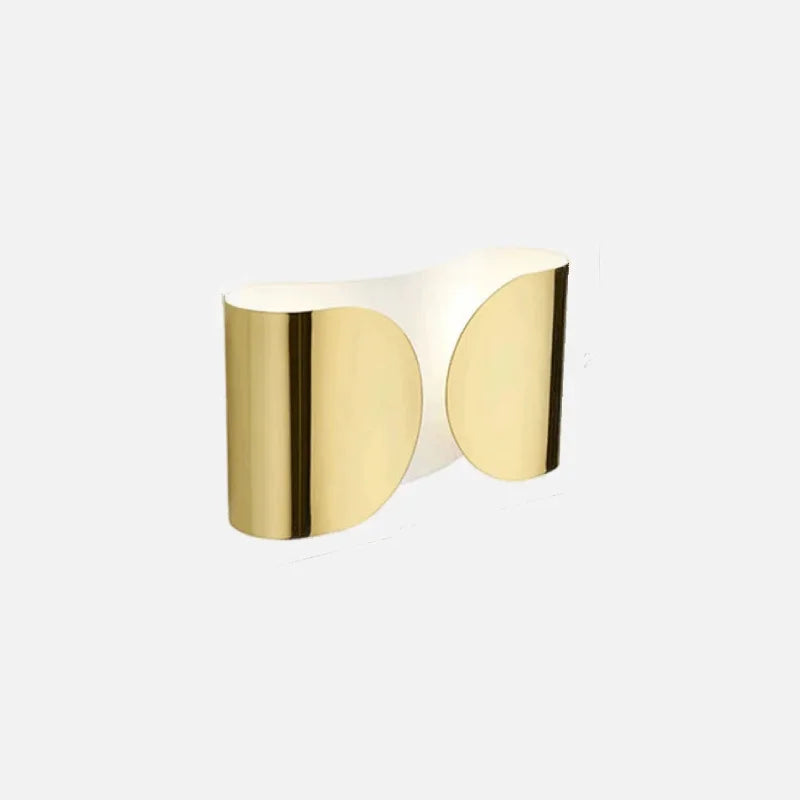 The Dichotomy Wall Light Modern wall light metal chrome black gold white dual glow contemporary lighting