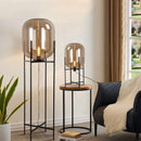 Pulpo Glass Table and Floor Lamp