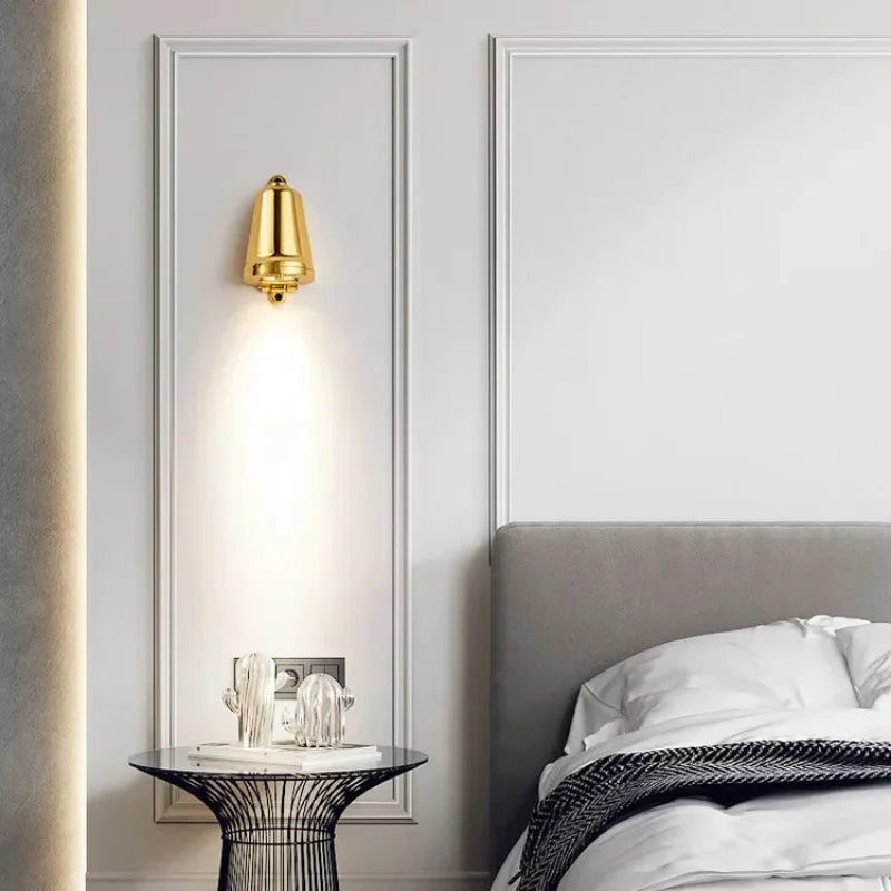 Bell Housing Lamp Indoor outdoor aluminum LED wall light modern bell wall sconce