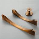 1pc Modern Nordic Simple Style Zinc Alloy Cabinet Handles And Knobs Brushed Bronze Finish Furniture Hardware Cupboard Door Pulls-Letifly Lights and Decor