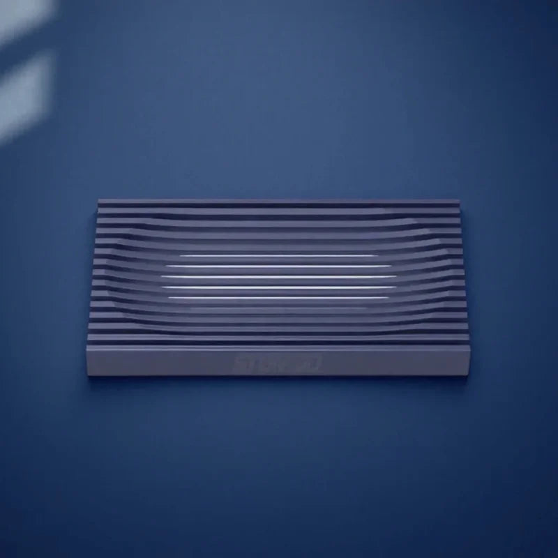 modern silicone soap dish soft glue punch-free bathroom soap holder with drain grooves non-slip design