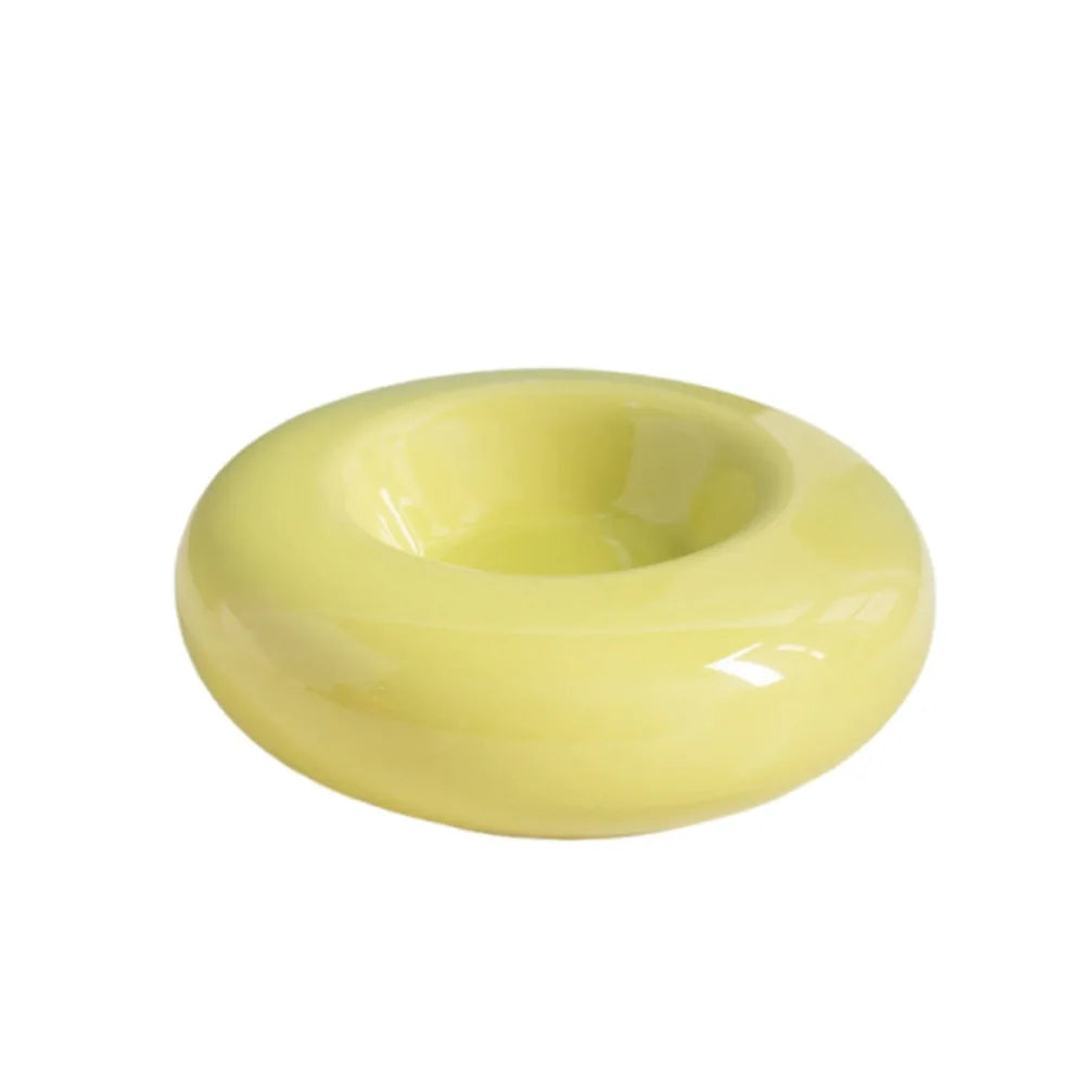 Ceramic Cat Food Water Bowl Anti Vomiting Anti Slip Pet Feeder Dish Easy Clean Anti-flip Pet Food Basin Pet Supplies-Letifly Lights and Decor