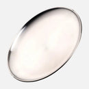 Stainless Steel Dinner Plates European Style Dessert Plate Kitchen Serving Dishes Salad Plate Cake Tray Western Steak Round Tray-Letifly Lights and Decor