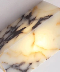 Onyx Glow Wall Sconce luxury cuboid LED natural marble bedside hallway accent lighting