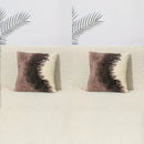 Plush pillow covers ink-wash ombré velour ultra-soft set of 2 pillowcases