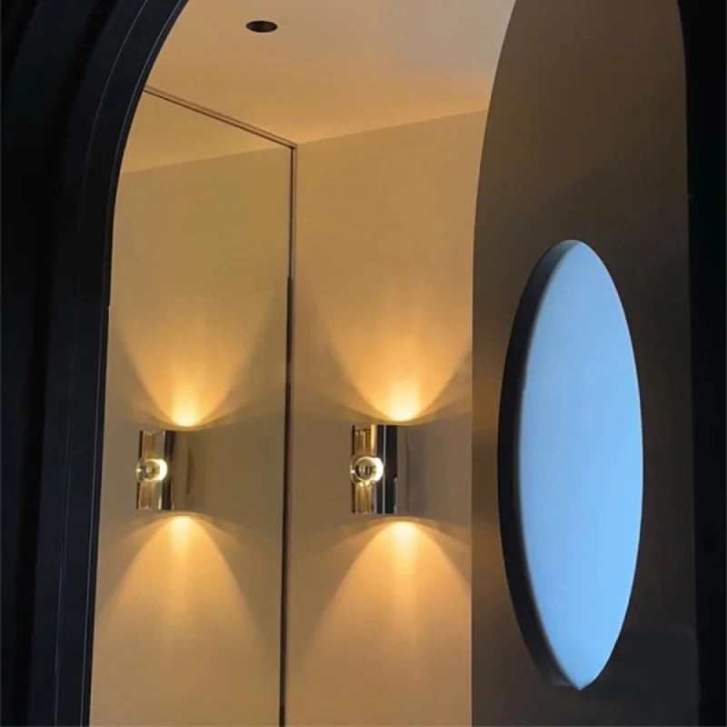 Chrome Nebula Sconce