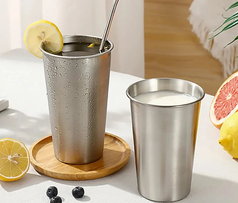 The EverCup Stainless steel camping indoor outdoor cup textured finish large capacity drinkware