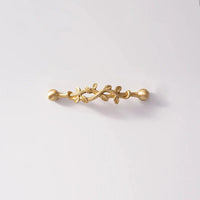 Santaya Brushed Brass Handles Vine-shaped for Kitchen Cabinets Bedroom Wardrobe Drawer Knobs and Furniture Handle-Letifly Lights and Decor