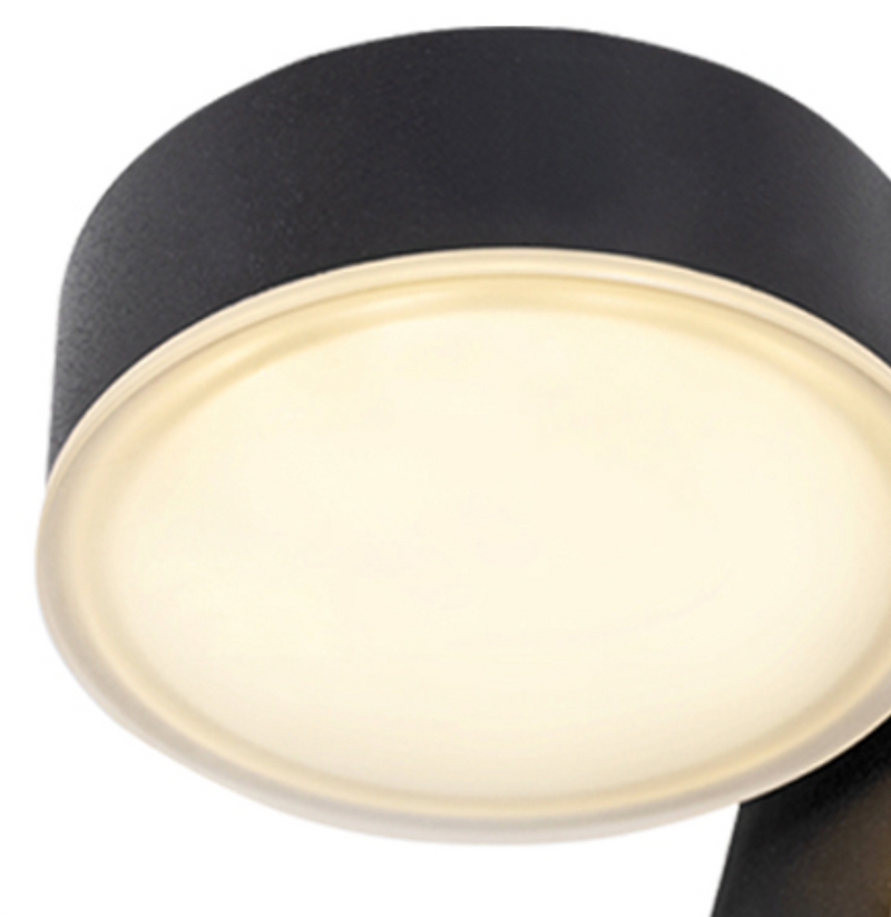 Disk Rotate Metal LED Wall Lamp - Final Sale