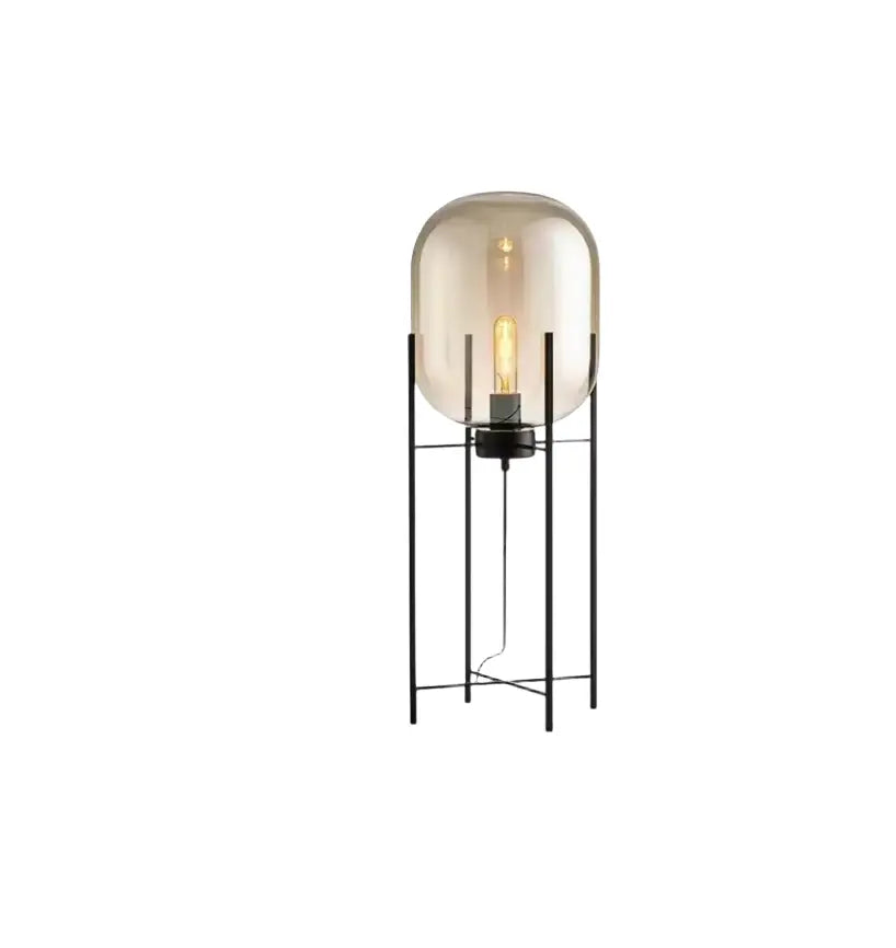 Pulpo Glass Table and Floor Lamp