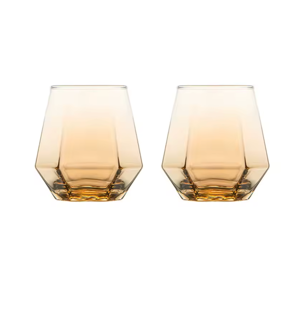 Hexagon Cocktail Glasses