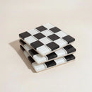 Pixel Checkered Tile Coasters