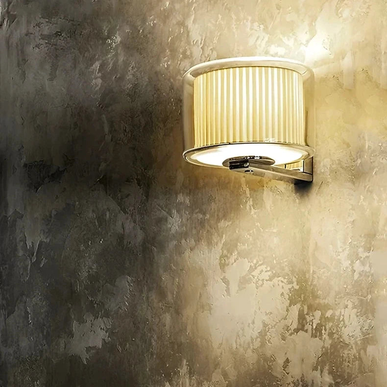 Solene Fabric Glass Wall Sconce