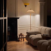 Modern glass wall lamp with black triangular mount ambient hallway lighting