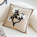 textured neutral throw pillow cover tufted cotton decorative cushion