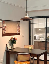 Aero Bar Pendant Lamp Aluminum and wood linear pendant light modern Nordic ceiling lamp chandelier