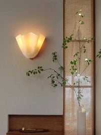 Wall Sconce petal glass sculptural ambient lighting colored glass decorative wall lamp