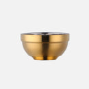 Small&Big Stainless Steel Chinese Rainbow Round Bowl Rice Soup Double Hot Insulation Container Noodle Bowl Kitchen Tableware-Letifly Lights and Decor