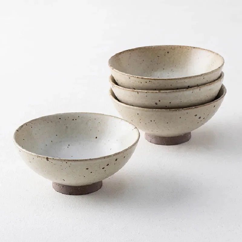 Terra Base Handcrafted Rice Bowls – Set of 4
