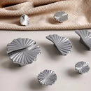 Santaya Brass Cabinet Pulls Cup Flat Chrome Drawer Pulls Kitchen Cupboard Bathroom Dresser Cabinet Knob Hardware Silver Handles-Letifly Lights and Decor