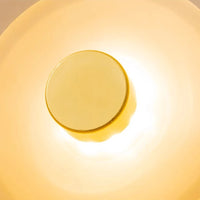 Halo Shade Sconce Japanese Retro Irregular Shape Glass Wall Lights Modern Nordic Bedroom Living Room Board Wall Lamp Entrance Lighting Home Decor LED