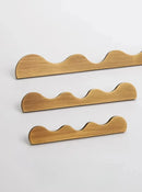 Brass Wave Shape Cabinet Handles Modern Drawer Pulls Gold/Black Furniture Handles for Kitchen Wardrobe Door-Letifly Lights and Decor