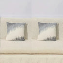 Plush pillow covers ink-wash ombré velour ultra-soft set of 2 pillowcases