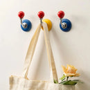 Magnetic wall hooks ceramic colorful retro modern hallway hooks ref hook magnets