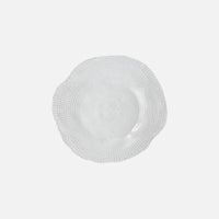 Creative Transparent Glass Western Food Plate Kitchen Tableware Living Room Home Coffee Table Dried Fruit Snacks Display Tray-Letifly Lights and Decor