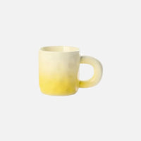 Ceramic gradient mug colorful ombré glaze coffee tea cup gift box