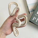 wave silicone heat resistant coaster non-slip pot holder modern kitchen mat