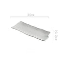 Japanese-style Sushi Plate Rectangular Ceramic Sashimi Flat Plate Creative Tableware Irregular Long Commercial Japanese Plate-Letifly Lights and Decor