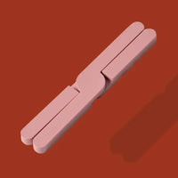 Foldable silicone heat resistant Crossfold Coaster Trivet, non-slip pot pan mat and coaster set in modern multi-color shades for kitchen table protection