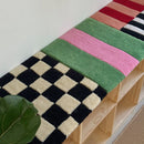 Handmade Colorful Tufting Seat Grids Blocks Cushion Soft Square Chair Sofa Pad Hanging Wall Decoration Tapestry Home Decor-Letifly Lights and Decor