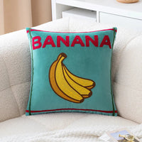 Cushion covers fruit print colorful modern banana cactus tomato lemon 3D pillowcase