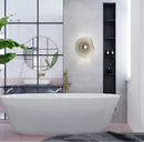 Halo Shade Sconce Japanese Retro Irregular Shape Glass Wall Lights Modern Nordic Bedroom Living Room Board Wall Lamp Entrance Lighting Home Decor LED