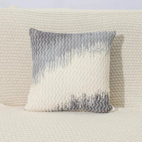 Plush pillow covers ink-wash ombré velour ultra-soft set of 2 pillowcases