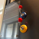 Magnetic wall hooks ceramic colorful retro modern hallway hooks ref hook magnets