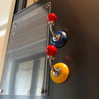 Magnetic wall hooks ceramic colorful retro modern hallway hooks ref hook magnets