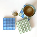 Color Tile Coaster Set