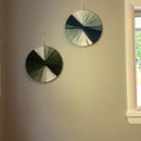 Thread Bloom Wall Art Handmade cotton thread circular wall art modern macrame-inspired décor