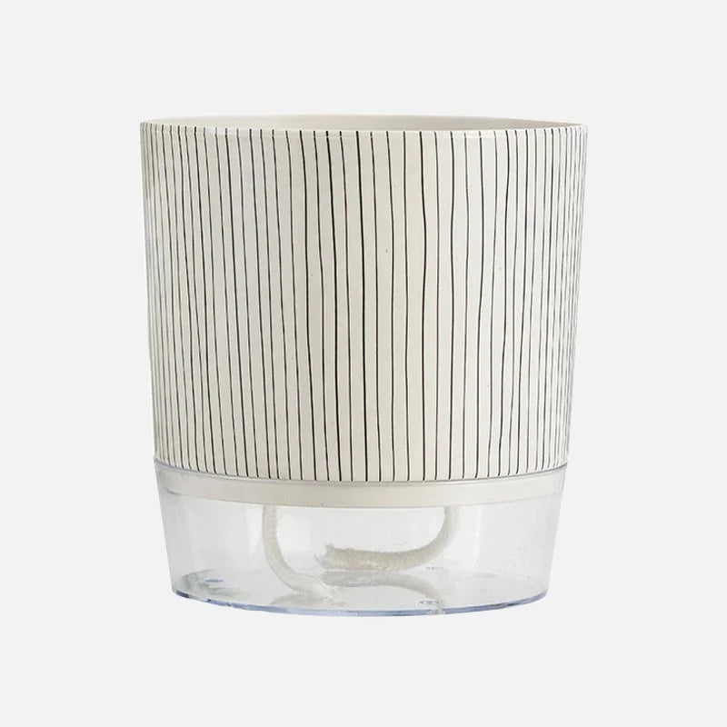Self Absorbent Flowerpot Plastic Hydroponic Lazy Flowerpot Thickened Water Storage Plant Pot Desktop Potted Planter Home Decor-Letifly Lights and Decor